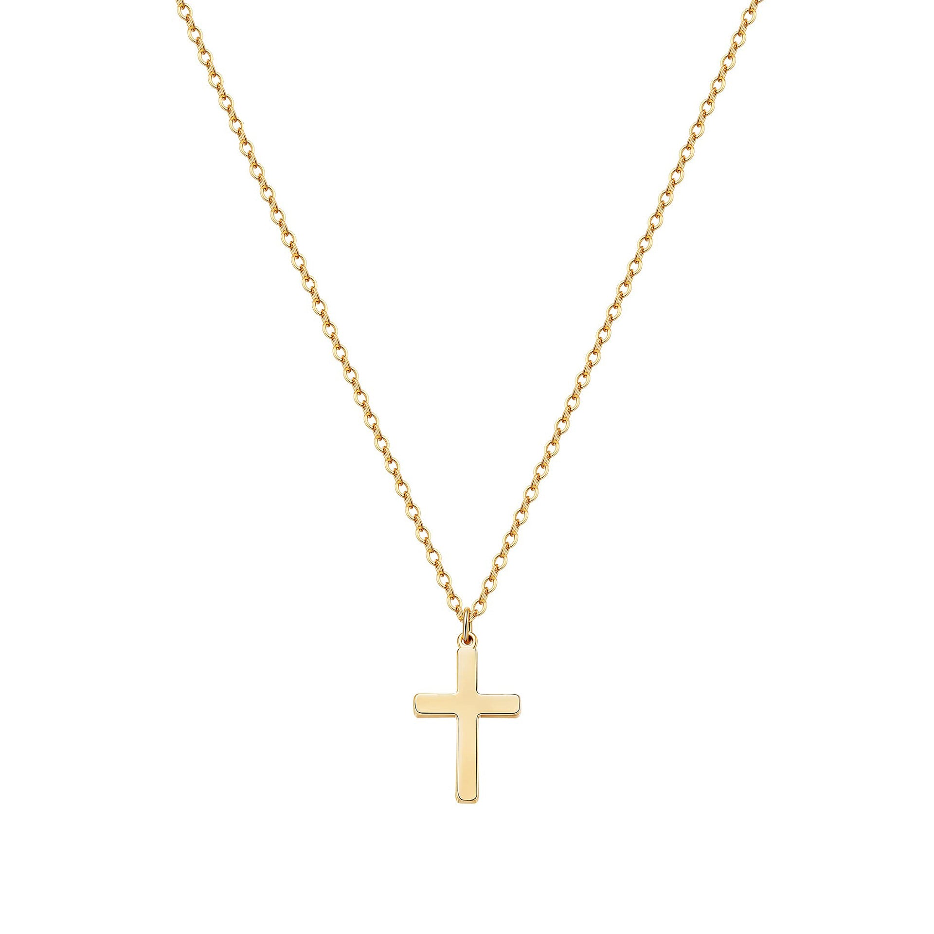 Stainless Steel Cross Pendant Necklace - Málle