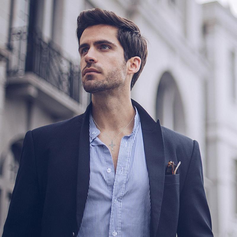 925 Sterling Silver for Women Cross Pendant Cross Jewelry Cross Necklace - Málle