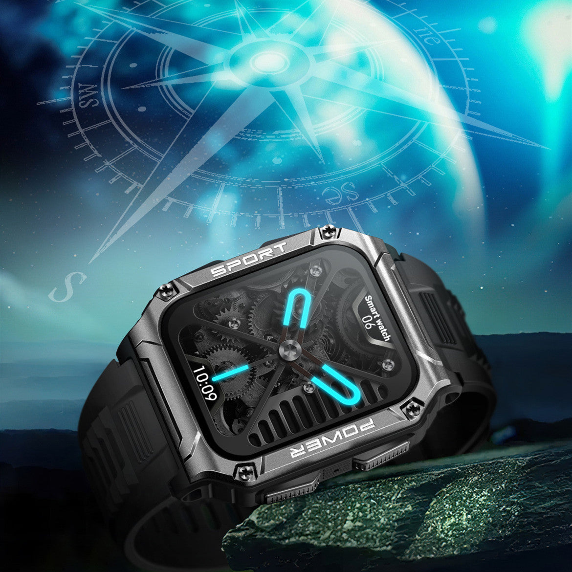 Smartwatch 1.95 Screen Bluetooth Talk Compass - Málle
