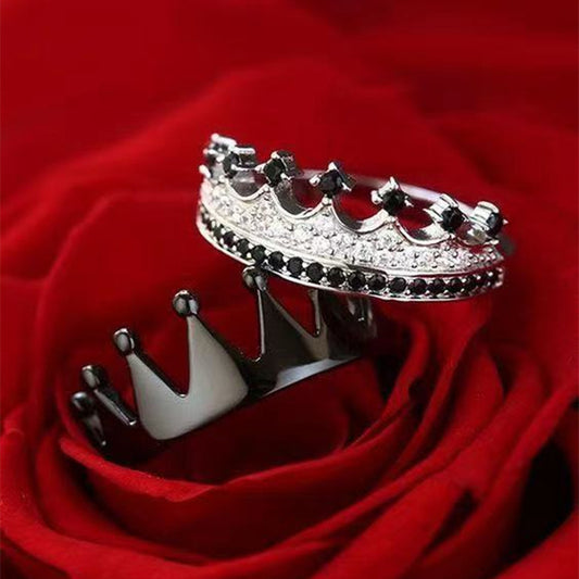 Women's Fashion Two-color Diamond Ring