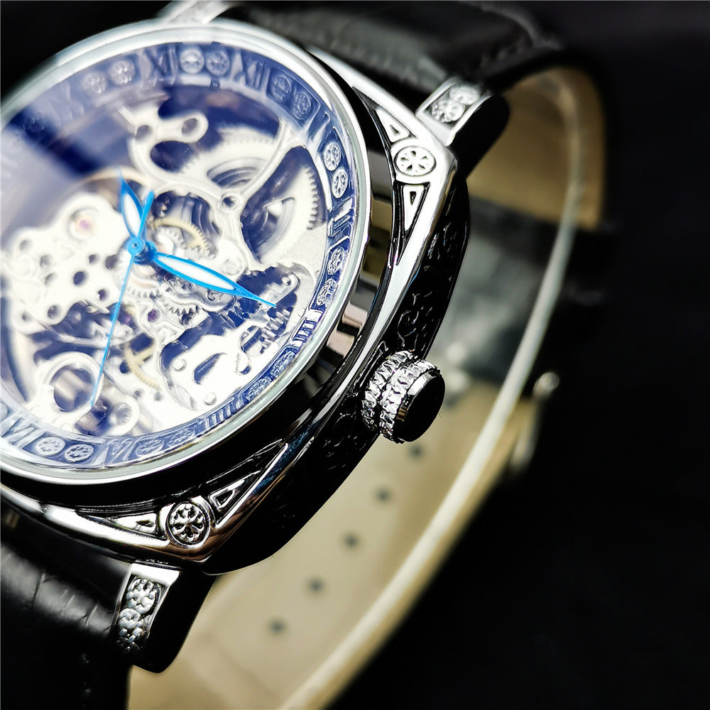 Men's Double-sided Tourbillon Mechanical Watch Luminous