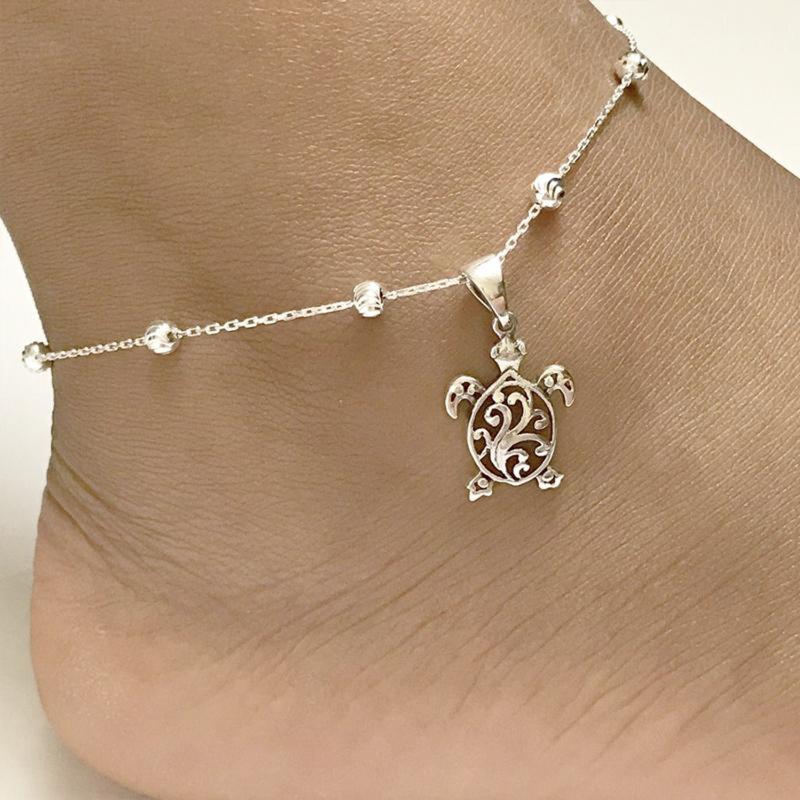 Sterling Silver Cute Anklet Bracelets Fashion Jewelry - Málle