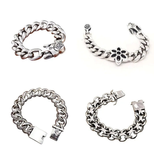 100% Percent 925 Sterling Silver Bracelet - Málle