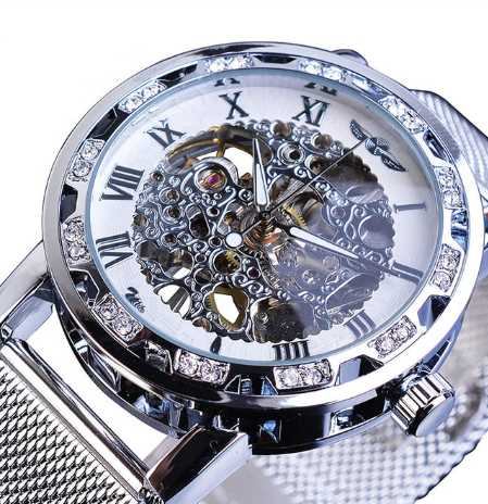 Men's semi-automatic mechanical watch.