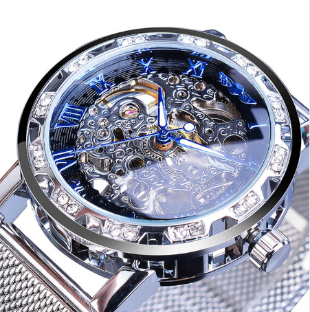 Men's semi-automatic mechanical watch.