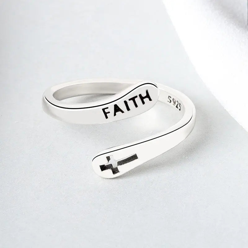 Women's Copper Faith Ring - Málle