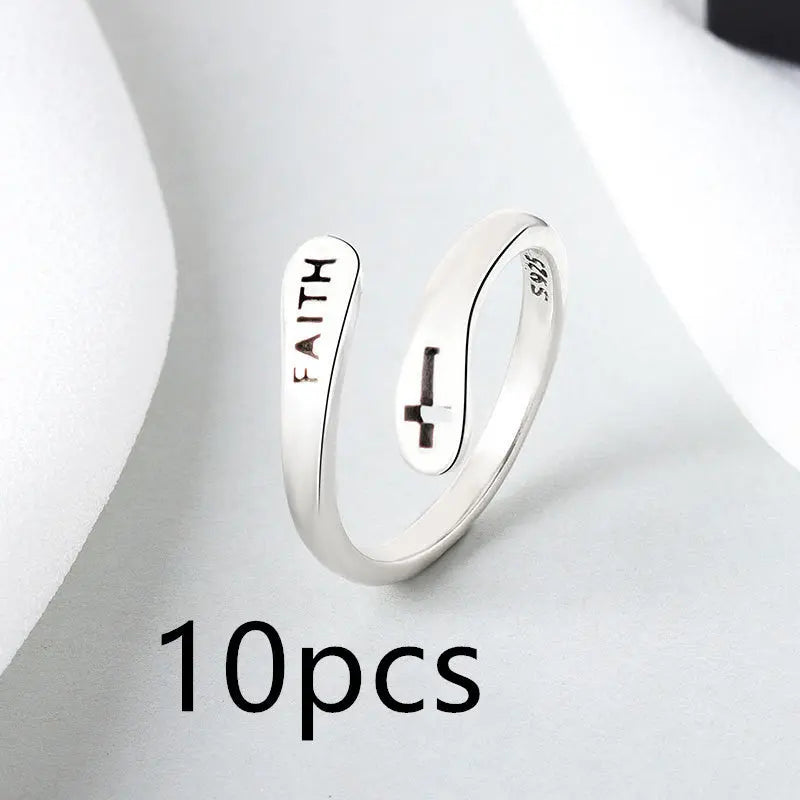 Women's Copper Faith Ring - Málle