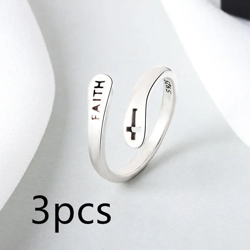 Women's Copper Faith Ring - Málle