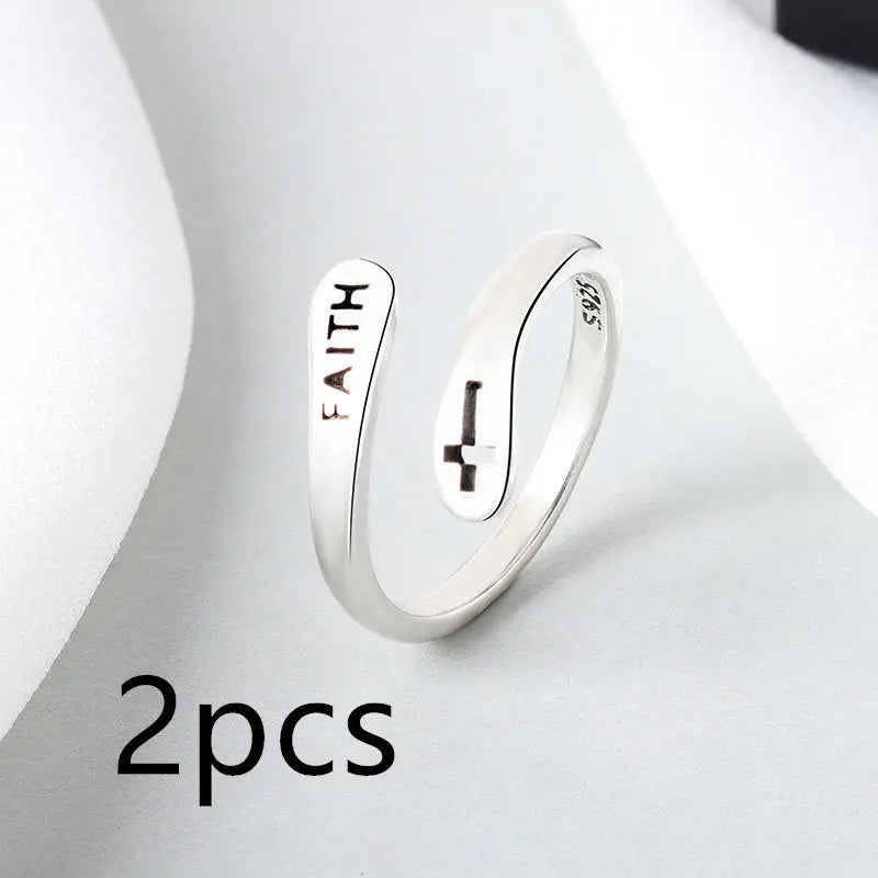 Women's Copper Faith Ring - Málle
