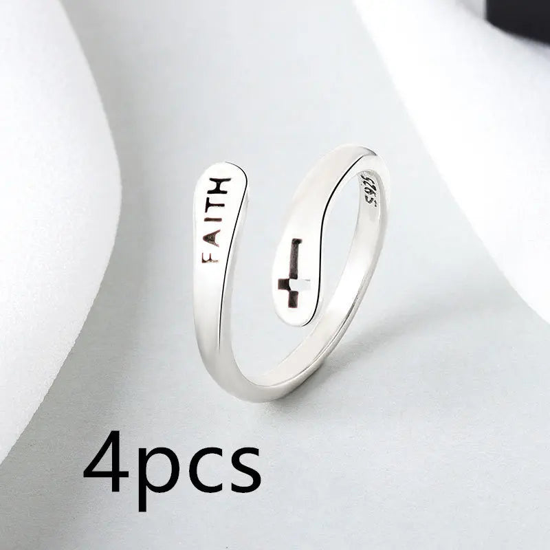 Women's Copper Faith Ring - Málle