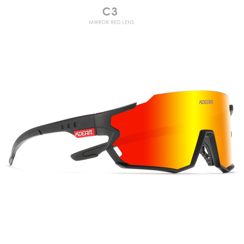 Polarized Cycling Glasses Outdoor Colorful Anti-Ultraviolet Sunglasses