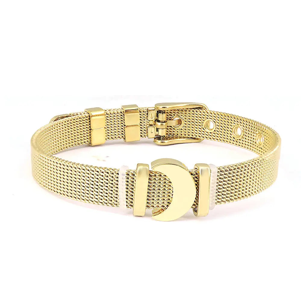 Mesh Stainless Steel Bracelet Bracelet Jewelry - Málle