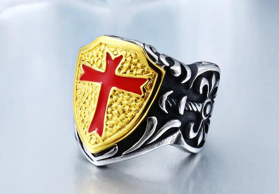 Men's Cross Ring - Málle