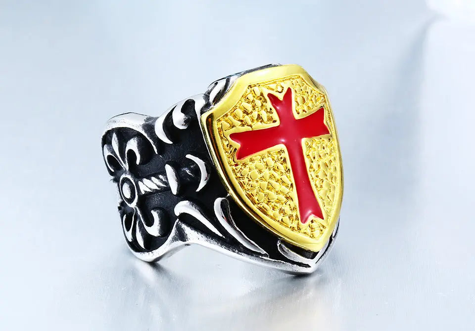 Men's Cross Ring - Málle