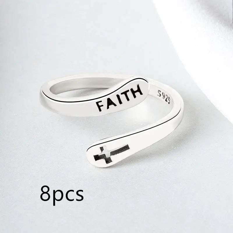Women's Copper Faith Ring - Málle