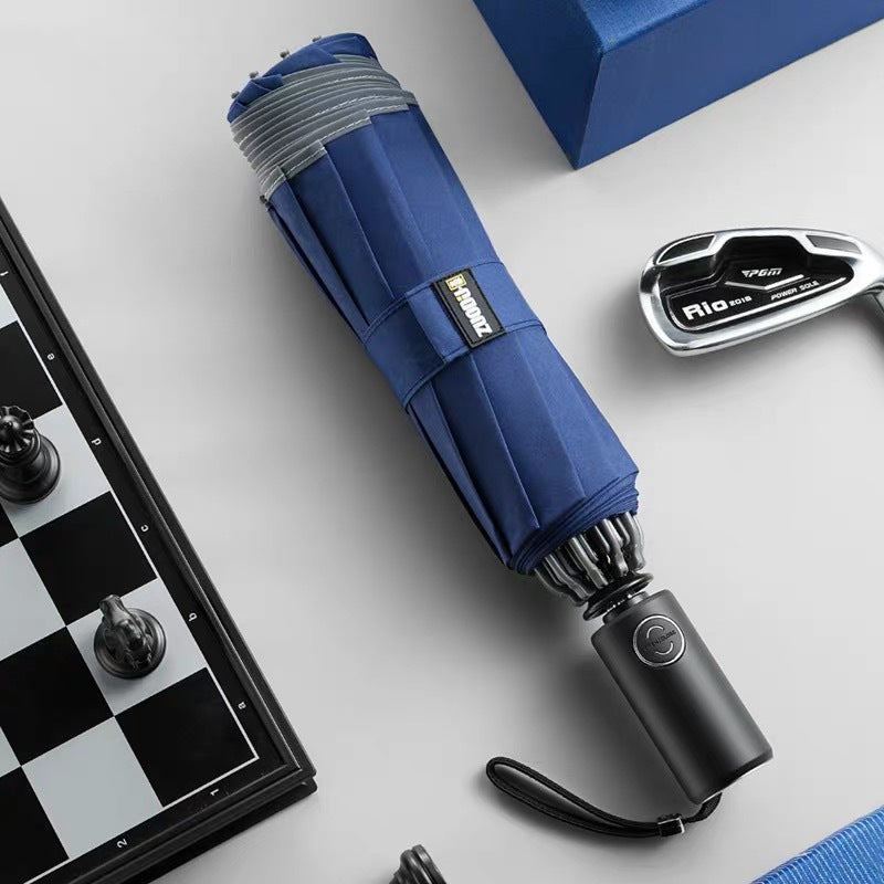 LED Flashlight Lighting Rain and Sunshine Folding Umbrella - Málle