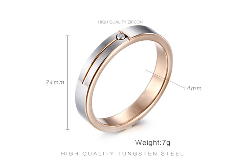 Tungsten ring for her. 