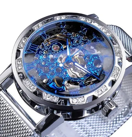 Men's semi-automatic mechanical watch.