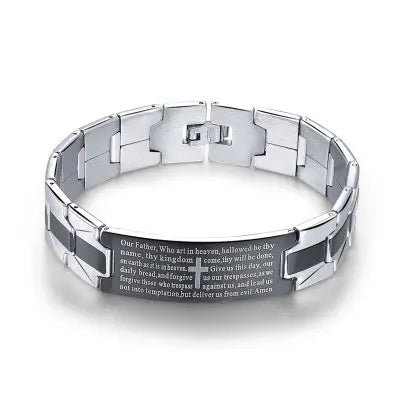 Cross stainless steel bracelet bracelet - Málle