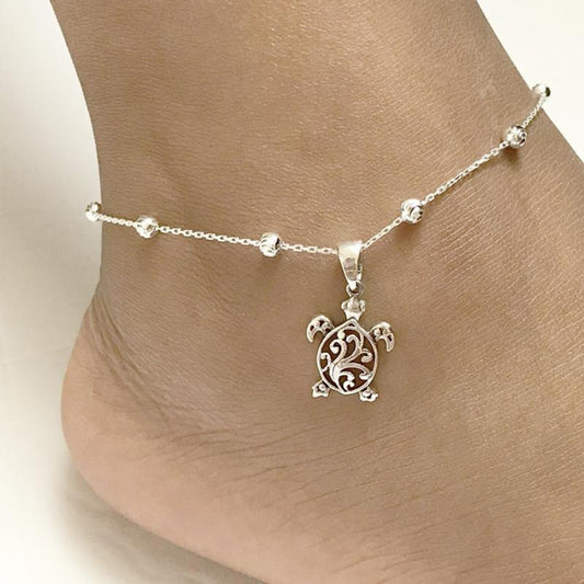 Sterling Silver Cute Anklet Bracelets Fashion Jewelry - Málle