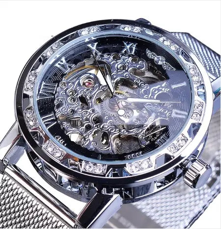 Men's semi-automatic mechanical watch.