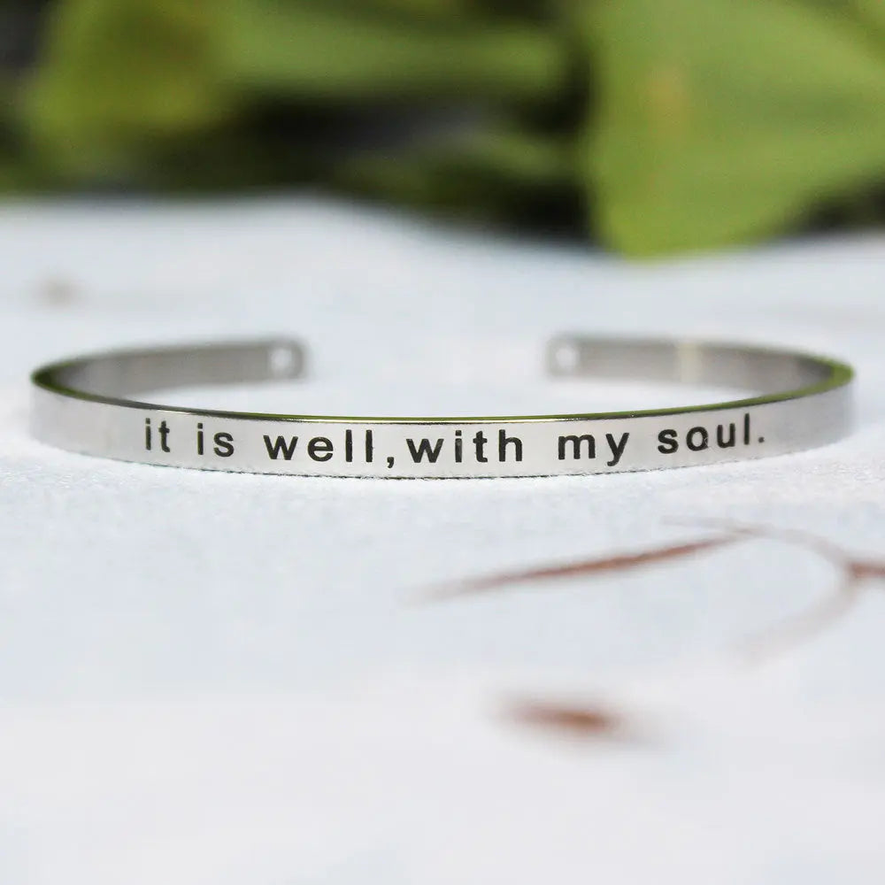 Laser engraving stainless steel bracelet - Málle