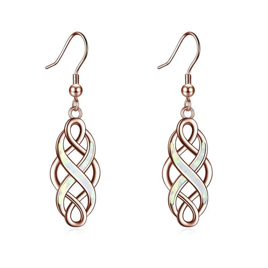 Celtic Earrings Sterling Silver Dangle Dangling Earrings Jewelry  Gifts for Women Girls - Málle
