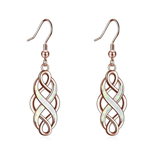 Celtic Earrings Sterling Silver Dangle Dangling Earrings Jewelry  Gifts for Women Girls