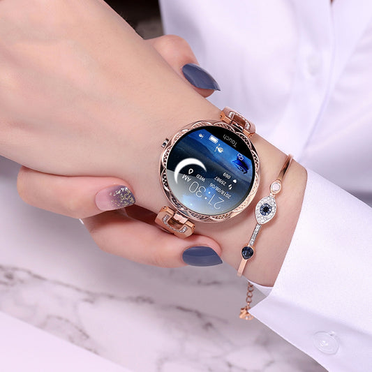Fashion Women's Smart Watch Waterproof Wearable Device Heart Rate Monitor Sports Smartwatch for Women Ladies - Málle