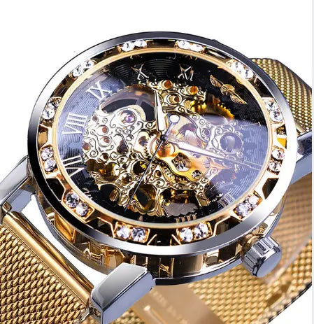 Men's semi-automatic mechanical watch.