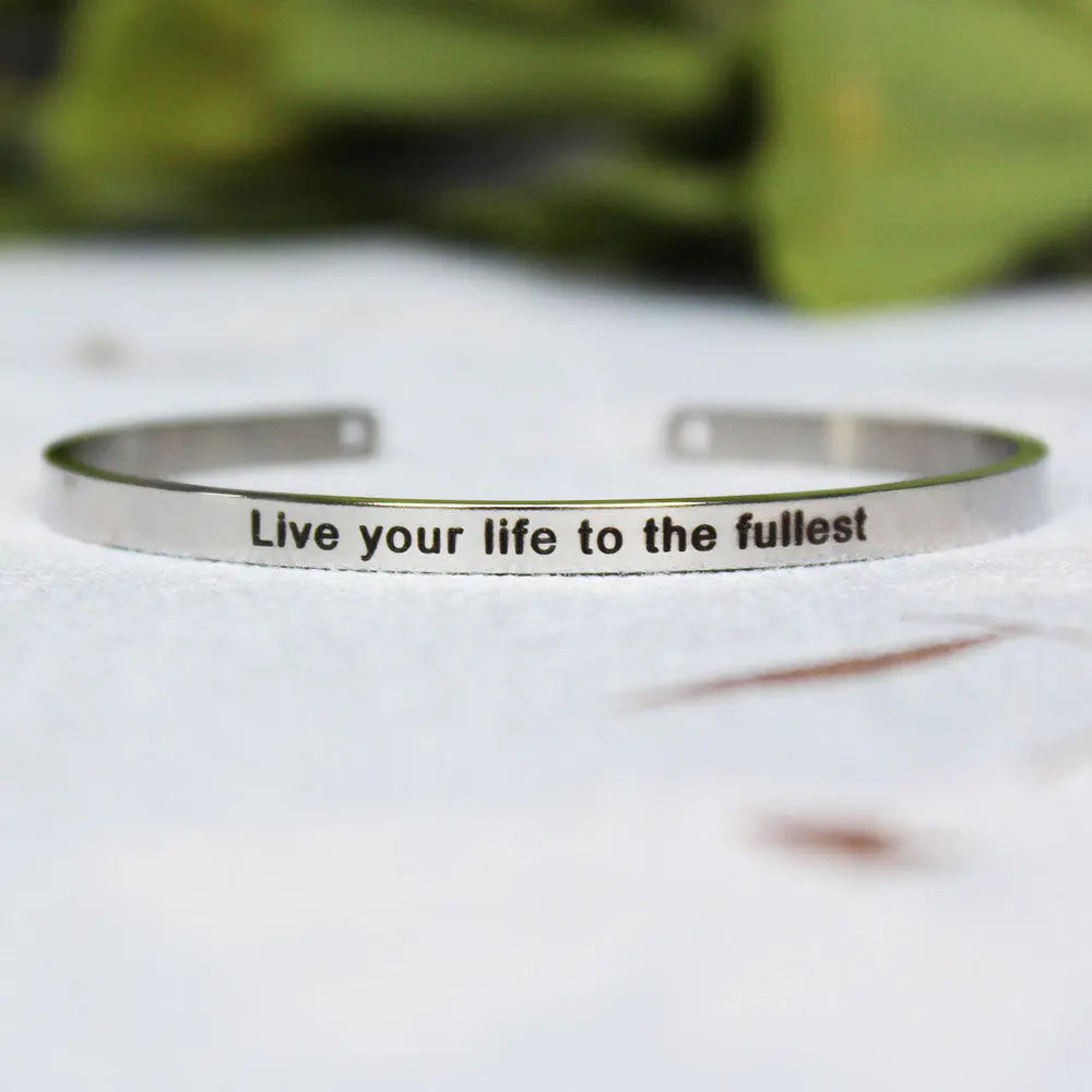 Laser engraving stainless steel bracelet - Málle