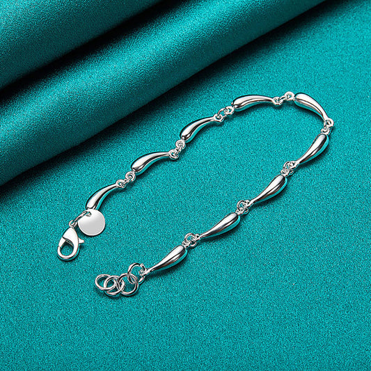 Silver Jewelry Full Water Drop Bracelet Jewelry - Málle