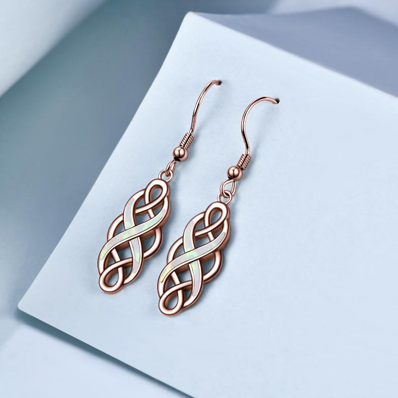 Celtic Earrings Sterling Silver Dangle Dangling Earrings Jewelry  Gifts for Women Girls - Málle