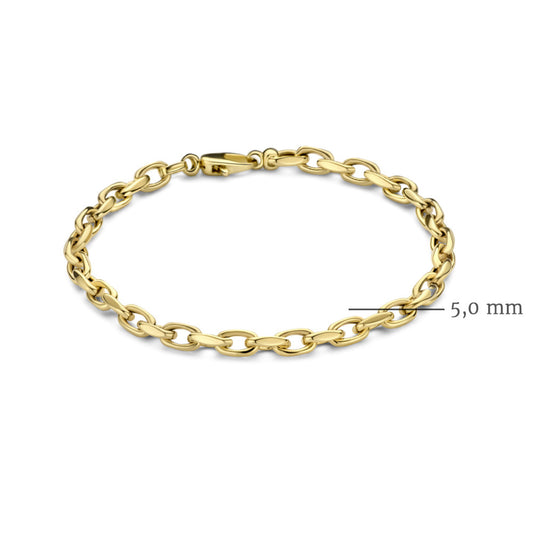 Stainless Steel O Chain Bracelet 5.0MM - Málle