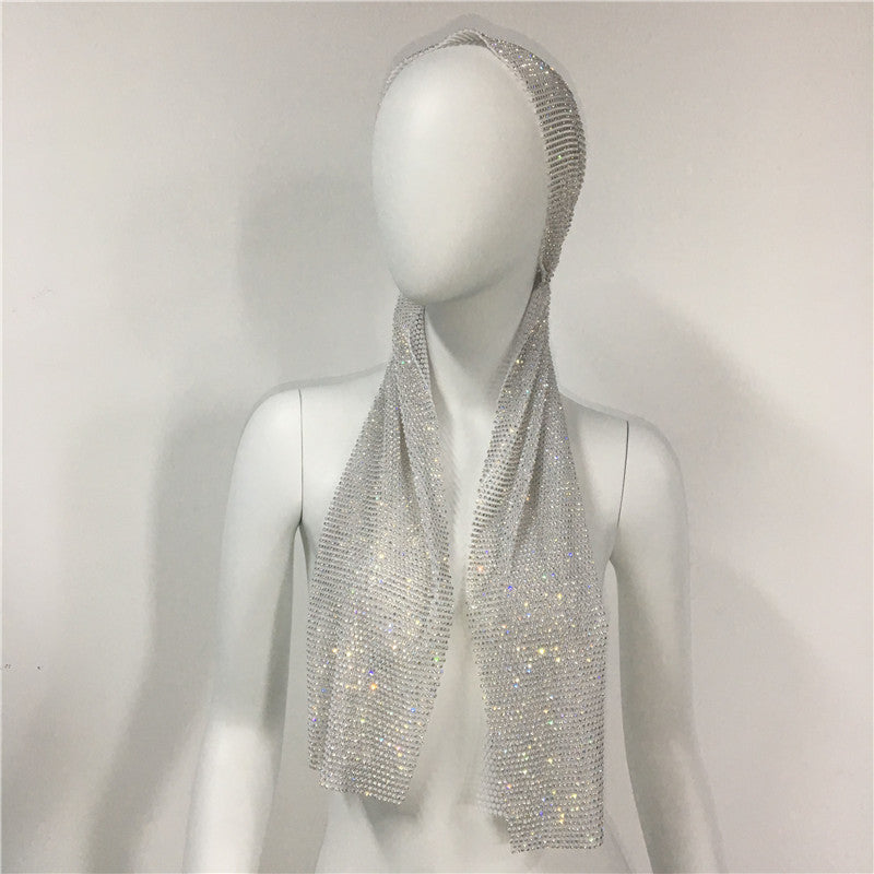Accessories Ladies Stretch Rhinestone vail - Málle