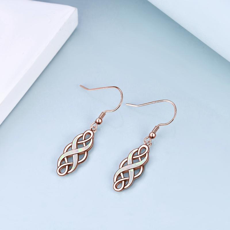 Celtic Earrings Sterling Silver Dangle Dangling Earrings Jewelry  Gifts for Women Girls - Málle