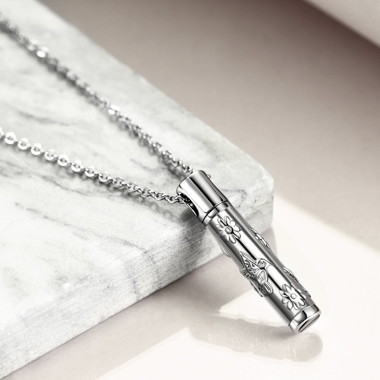 Hummingbird Cremation Jewelry Urn Necklace Ashes Sterling Silver Hummingbird Jewelry for Women - Málle