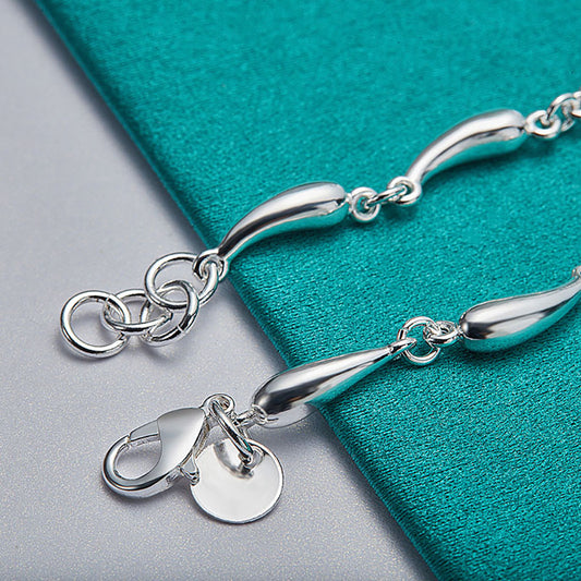 Silver Jewelry Full Water Drop Bracelet Jewelry - Málle