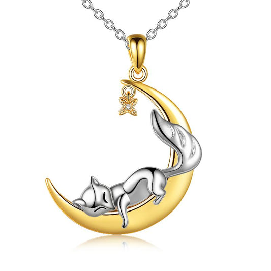925 Sterling Moon Fox. - Málle