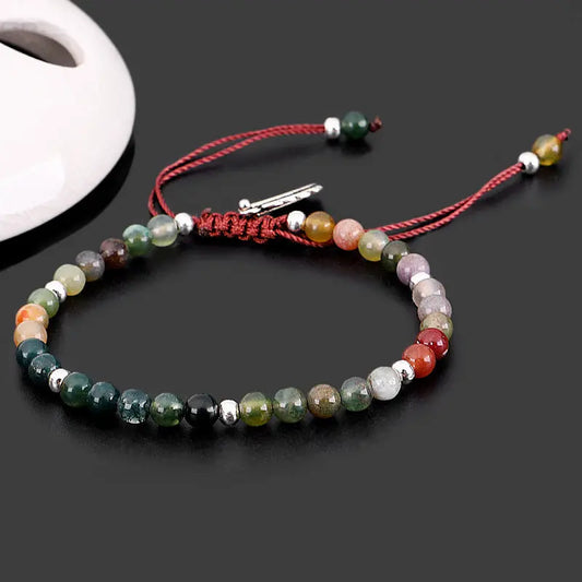 Handmade Bead Bracelet, Imitated Aquatic Agate Stone Bracelet, Female Jewelry - Málle