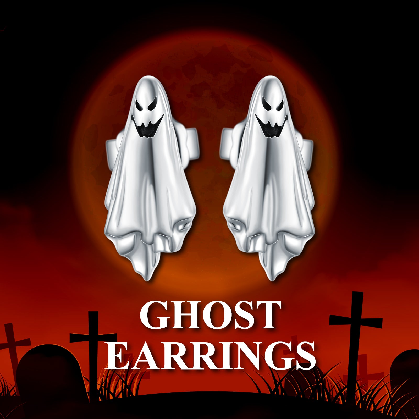 Sterling Silver Stud Earrings for Women - Málle